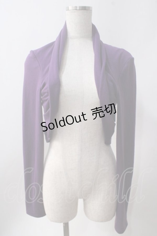 画像1: Ozz Croce / 刺繍入りボレロ  紫 Y-25-06-22-006-OO-TO-SZ-ZT102 (1)