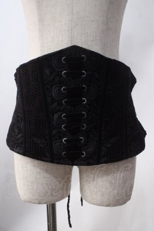 画像: PUNK RAVE / ベロアコルセット   Y-25-06-22-025-PU-ZA-SZ-ZY