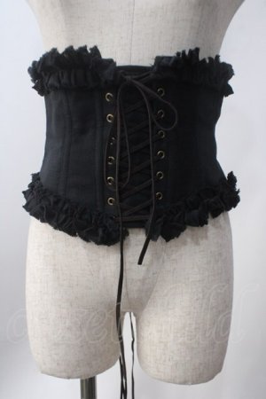 画像: ATELIER PIERROT / Decay Gauze Corset  黒 Y-25-06-22-026-EL-TO-AS-ZY