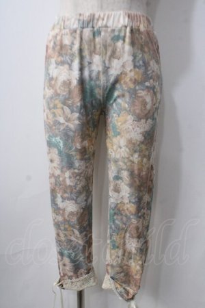 画像: axes femme / 花柄カットソーパンツ M イエロー Y-25-06-24-034-AX-PA-SZ-ZT0621Y