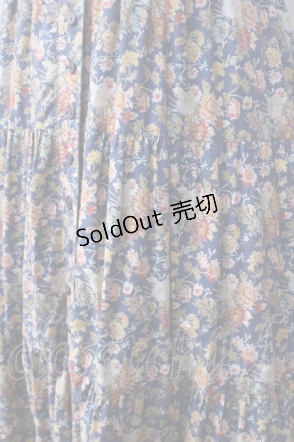 画像4: PINK HOUSE / お花総柄ワンピース  青 Y-25-06-24-003-LO-OP-SZ-ZT030 (4)