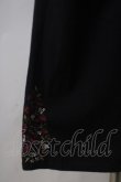画像3: axes femme / 裾刺繍ストレートパンツ M 黒 Y-25-06-24-041-AX-PA-SZ-ZT0621Y (3)