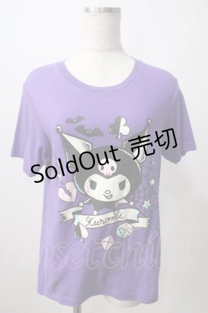 画像: LISTEN FLAVOR / クロミTシャツ  パープル Y-25-06-24-048-PU-TO-SZ-ZT187
