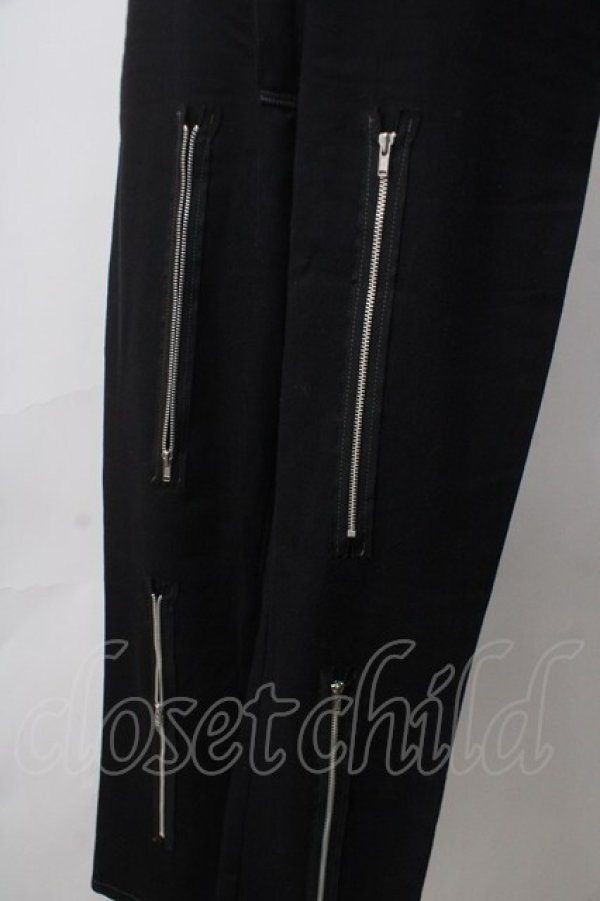 画像3: ark / ZIPパンツ  黒 Y-25-06-24-057-PU-PA-SZ-ZT414 (3)