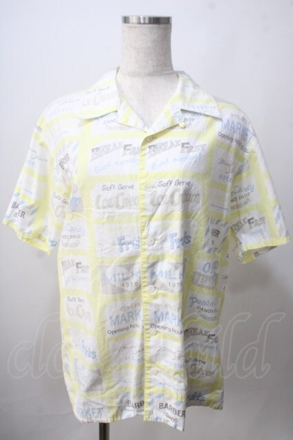 画像1: MILKBOY / MILKBOY TOWN シャツ  イエロー Y-25-06-24-065-MB-BL-SZ-ZT333 (1)