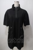 画像1: NieR Clothing / 羽根プリントハイネックロングカットソー F 黒 Y-25-06-24-066-PU-TO-SZ-ZT414 (1)