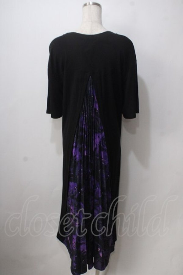 画像2: NieR Clothing / BACK ARTISTIC ROSE LONG DRESS  黒 Y-25-06-24-067-PU-OP-SZ-ZT333 (2)
