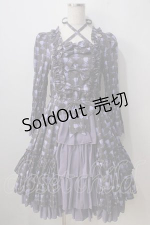 画像: ATELIER PIERROT / Rosy Bouquet Dress  パープル Y-25-06-24-076-EL-OP-SZ-ZS