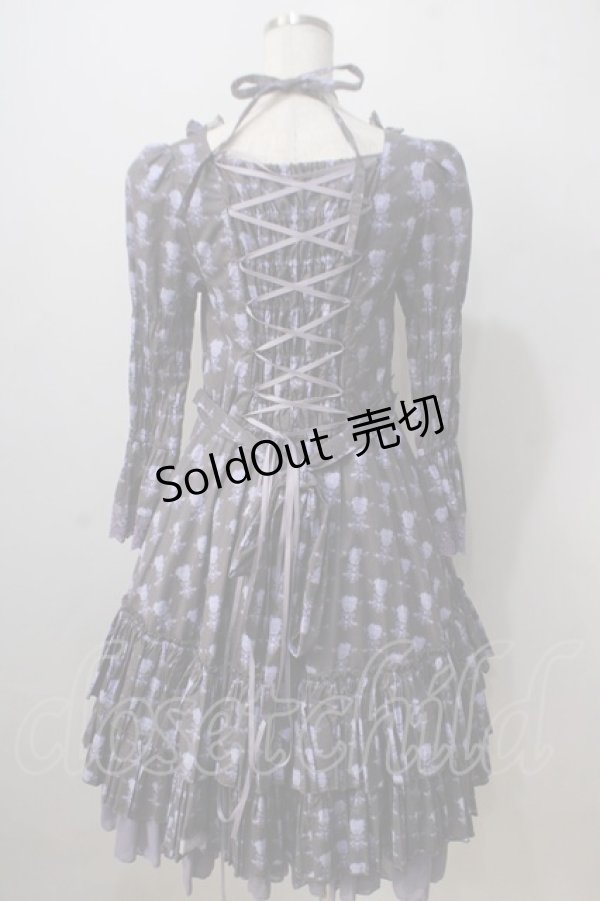 画像2: ATELIER PIERROT / Rosy Bouquet Dress  パープル Y-25-06-24-076-EL-OP-SZ-ZS (2)