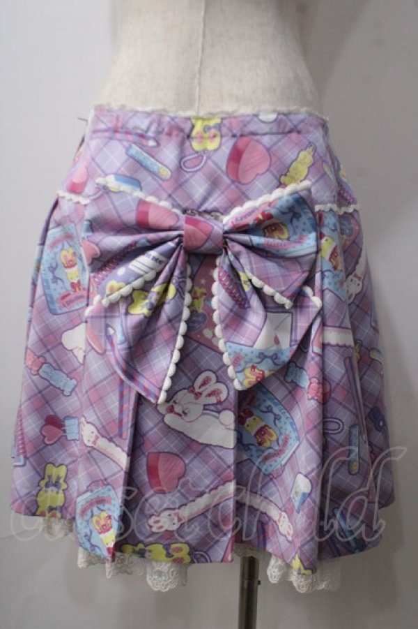 画像2: Angelic Pretty / Fancy Stationeryスカート  ラベンダー Y-25-06-24-093-AP-SK-SZ-ZY (2)