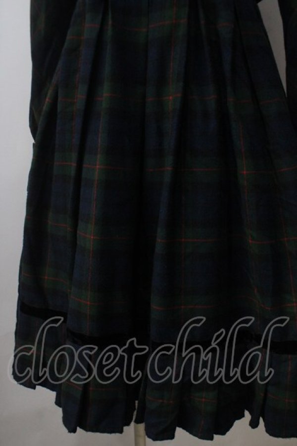 画像4: Angelic Pretty /Modern Studentワンピース  紺 Y-25-06-24-099-AP-OP-SZ-ZY (4)