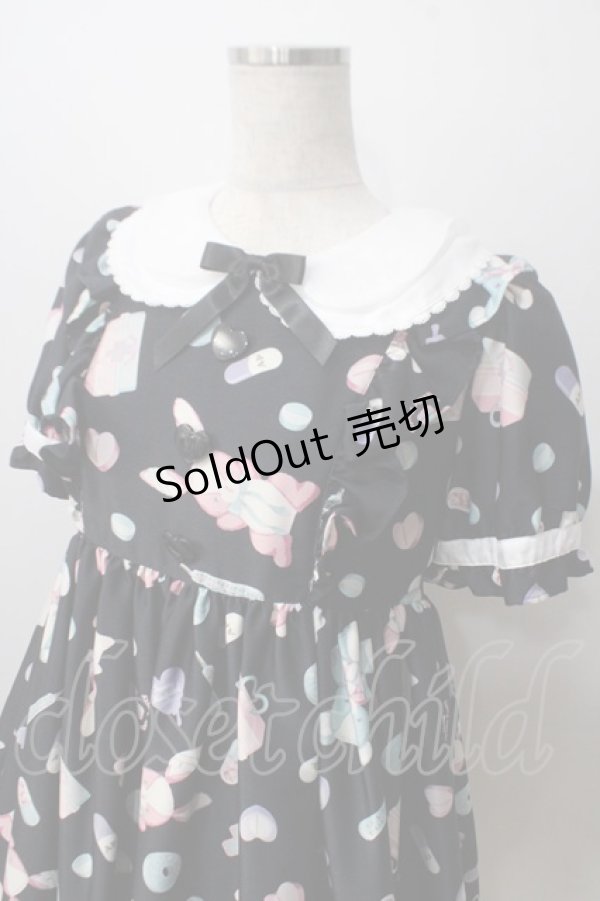 画像3: Angelic Pretty / Fancyホスピタルワンピース  クロ Y-25-06-24-102-AP-OP-SZ-ZS (3)