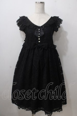 画像: Angelic Pretty / Sweet Dollyジャンパースカート  黒 Y-25-06-24-106-AP-OP-SZ-ZY