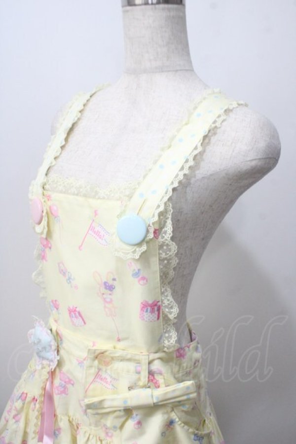 お得な情報満載 Angelic Pretty Y-25 イエロー Dreamyベビールームサロペット / ワンピース