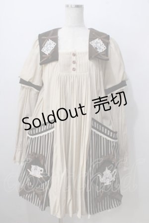 画像: Hoshibako Works / カフェホシバコ ワンピース  ベージュ Y-25-06-24-111-LO-SK-SZ-ZY