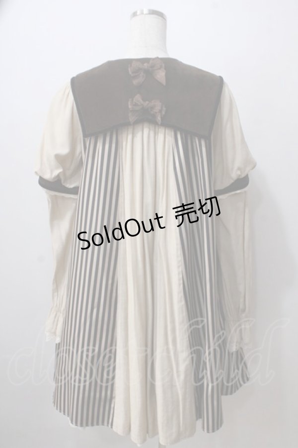 画像2: Hoshibako Works / カフェホシバコ ワンピース  ベージュ Y-25-06-24-111-LO-SK-SZ-ZY (2)