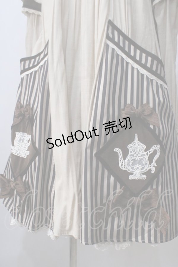 画像4: Hoshibako Works / カフェホシバコ ワンピース  ベージュ Y-25-06-24-111-LO-SK-SZ-ZY (4)