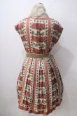 画像2: Jane Marple / WinterSquirrelプリントのスペアカラー付きドレス M ピンク Y-25-06-24-010-JM-OP-SZ-ZT457 (2)