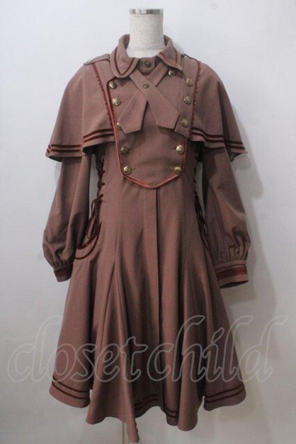 画像1: Hoshibako Works / Eastern Journey ~東方への旅路~コートワンピース  ブラウン Y-25-06-24-117-LO-OP-SZ-ZY (1)