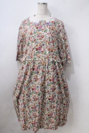 画像: Jane Marple Dans Le Salon / Heirloom Flower embroideryカラードレス M アイボリー Y-25-06-24-013-JM-OP-SZ-ZY