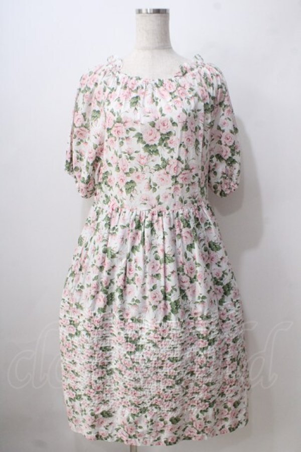 画像1: Jane Marple / Carline gardenドレス M ピンク Y-25-06-24-014-JM-OP-SZ-ZY (1)