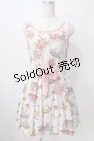 画像: Jane Marple / Wonder Land ノースリーブワンピース M アイボリー Y-25-06-24-018-JM-OP-SZ-ZY