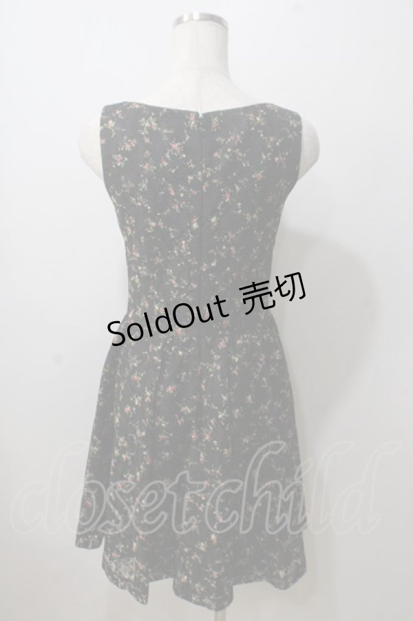 画像2: MILK / Ribbon lap dress  ブラックフラワーレース Y-25-06-26-054-ML-OP-SZ-ZY (2)