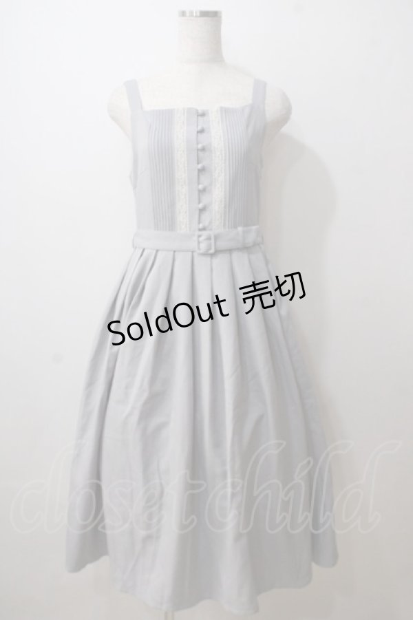 画像1: an another angelus / ピンタック使いキャミワンピース  グレー Y-25-06-26-057-CA-OP-AS-ZY (1)