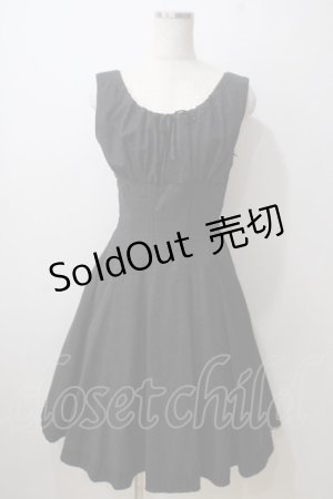 画像: EXCENTRIQUE / Chelseaコルセットワンピース  黒 Y-25-06-26-067-EL-OP-SZ-ZY