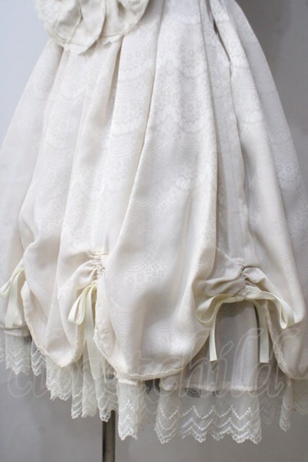 画像4: BABY,THE STARS SHINE BRIGHT / Claudia，The Fairy Tale Princessワンピースセット  オフｘ紺 Y-25-06-26-072-BA-OP-AS-ZY (4)