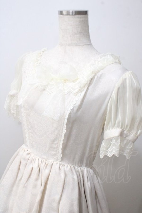 画像5: BABY,THE STARS SHINE BRIGHT / Claudia，The Fairy Tale Princessワンピースセット  オフｘ紺 Y-25-06-26-072-BA-OP-AS-ZY (5)