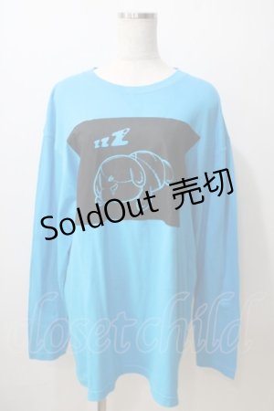 画像: NieR Clothing / ONEくんプリントロンT XL 青 Y-25-06-26-093-PU-TO-SZ-ZY