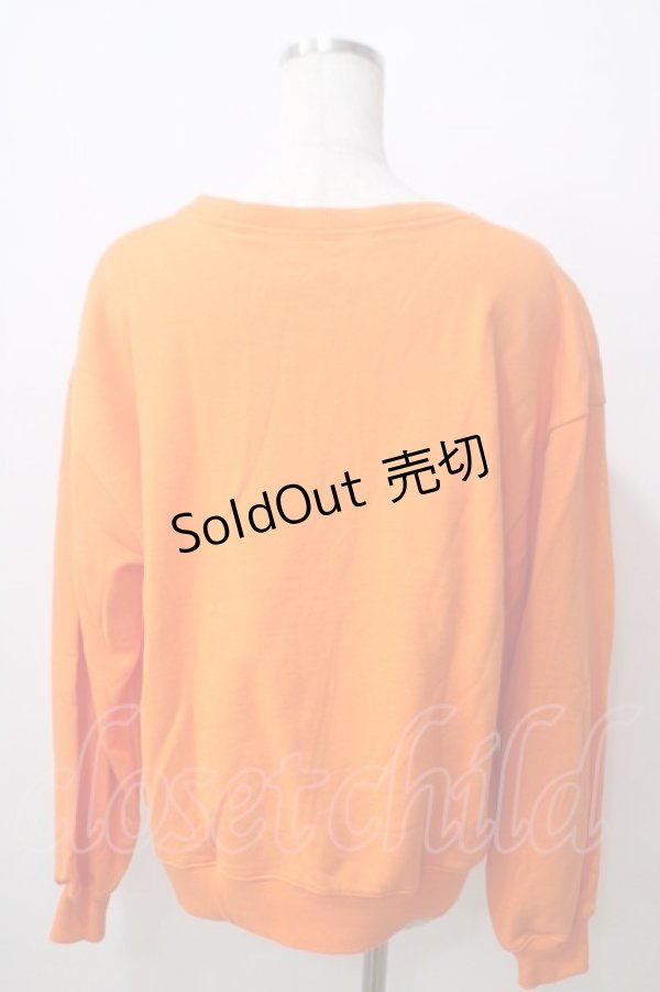 画像2: Candy Stripper / ロゴプリントトレーナー 2 オレンジ Y-25-06-26-095-PU-TO-SZ-ZT074 (2)