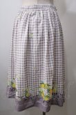 画像2: axes femme POETIQUE / シトロンフラワーリーススカート M ラベンダー Y-25-06-26-108-AX-SK-SZ-ZY (2)