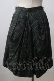 画像2: Jane Marple / チェックのタックスカート M グリーン Y-25-06-26-150-JM-SK-SZ-ZT300 (2)