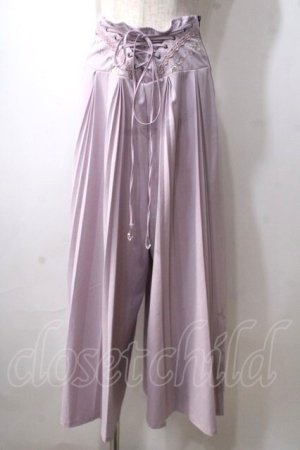 画像: Rozen Kavalier / プリーツ袴ワイドパンツ  ピンク Y-25-06-26-164-OO-PA-SZ-ZY