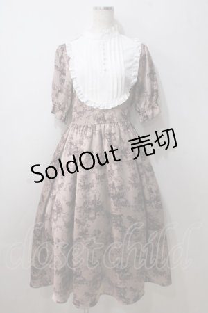 画像: m petit by misako / AM*トワルドジュイワンピース S 中桃 Y-25-06-26-034-LO-OP-SZ-ZY