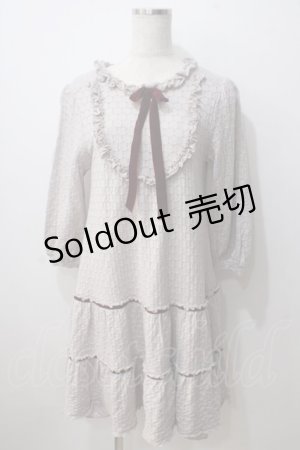 画像: Leur Getter / 水玉ニットワンピース M ピンク Y-25-06-26-040-LU-OP-SZ-ZY