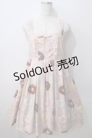 画像: Leur Getter / Colorful Donutsキャミワンピース  ピンク Y-25-06-26-042-LU-OP-SZ-ZY