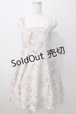 画像: Leur Getter / Rabbit Pearlキャミワンピース M ラベンダー Y-25-06-26-043-LU-OP-SZ-ZY