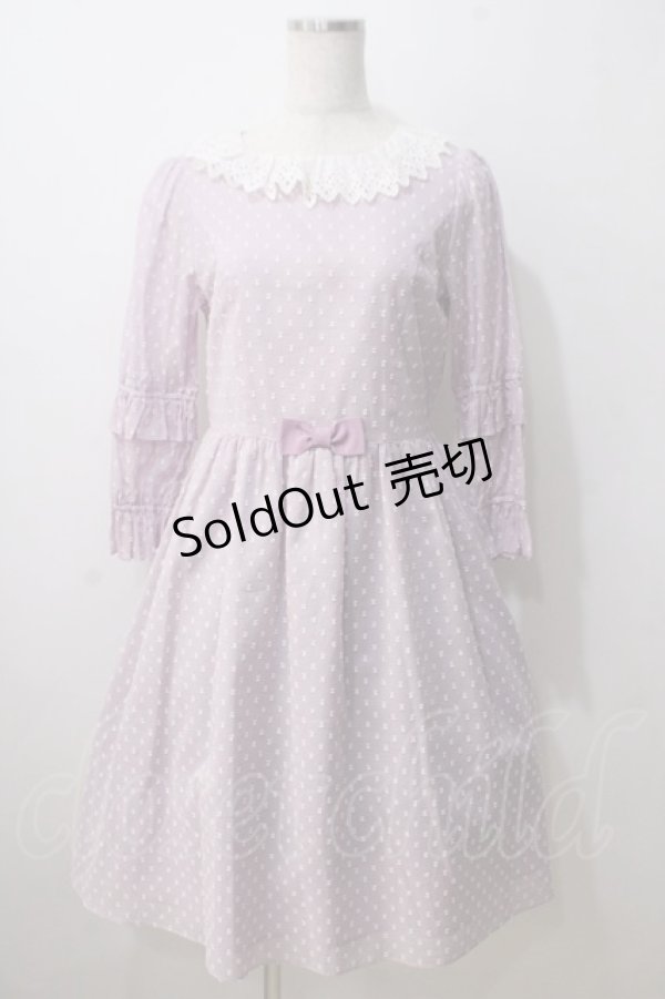 画像1: Emily Temple cute /スノードットワンピース  ラベンダー Y-25-06-26-044-ET-OP-SZ-ZT456 (1)