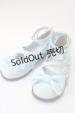 画像: Angelic Pretty / Tea Party Shoes S サックス Y-25-06-28-049-AP-SH-SZ-ZY