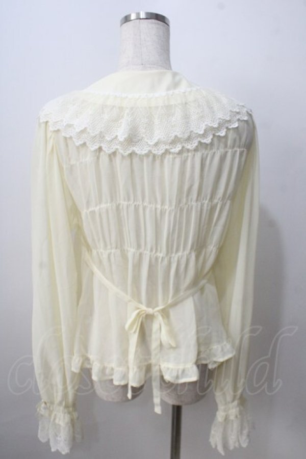 画像2: BABY,THE STARS SHINE BRIGHT / シフォンベビードールブラウス  生成 Y-25-06-28-068-BA-BL-SZ-ZY (2)