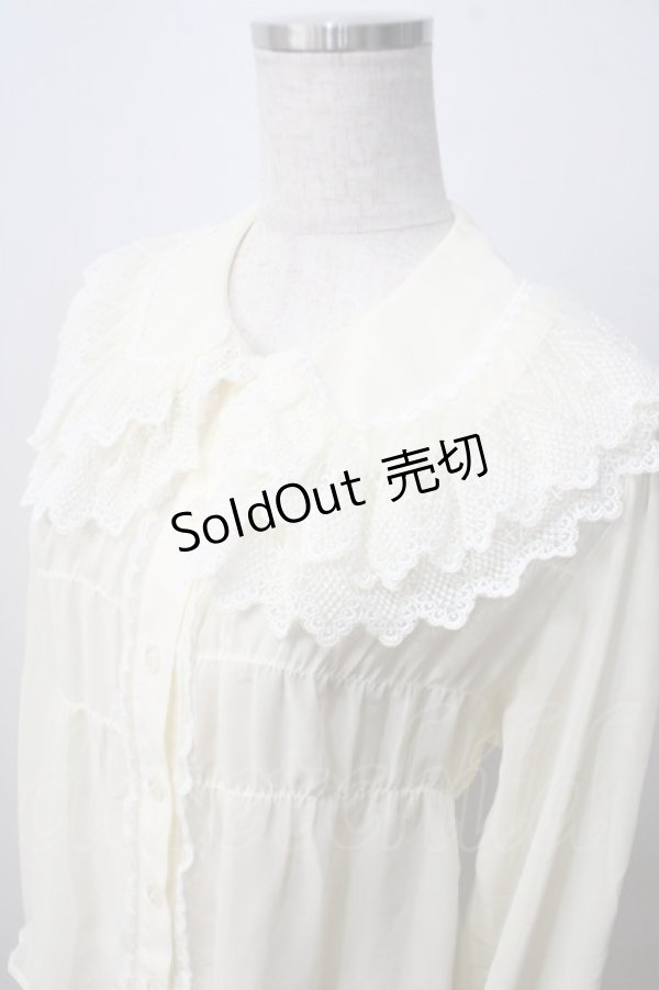 画像3: BABY,THE STARS SHINE BRIGHT / シフォンベビードールブラウス  生成 Y-25-06-28-068-BA-BL-SZ-ZY (3)
