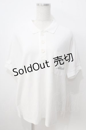 画像: RNA / ポロシャツ  白 Y-25-06-28-088-PU-TO-SZ-ZY
