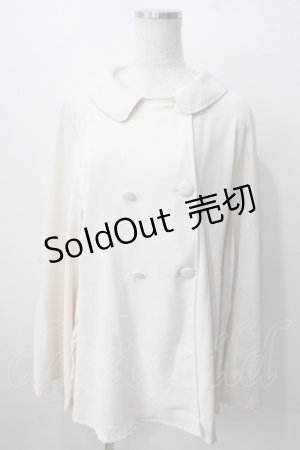 画像: apres jour / ベルチ付きケープトレンチコート F アイボリー Y-25-06-28-100-LO-CO-SZ-ZT379