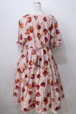 画像2: PINK HOUSE / PINK HOUSE×HELLO KITTY Patterned One-piece F ピンク Y-25-06-28-128-LO-OP-SZ-ZY (2)