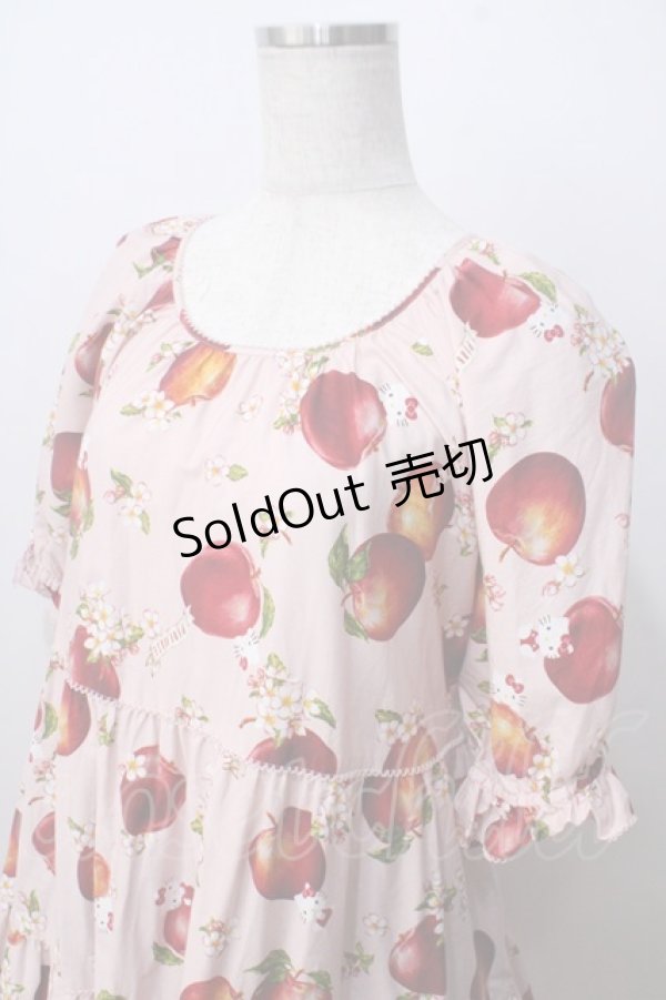 画像3: PINK HOUSE / PINK HOUSE×HELLO KITTY Patterned One-piece F ピンク Y-25-06-28-128-LO-OP-SZ-ZY (3)