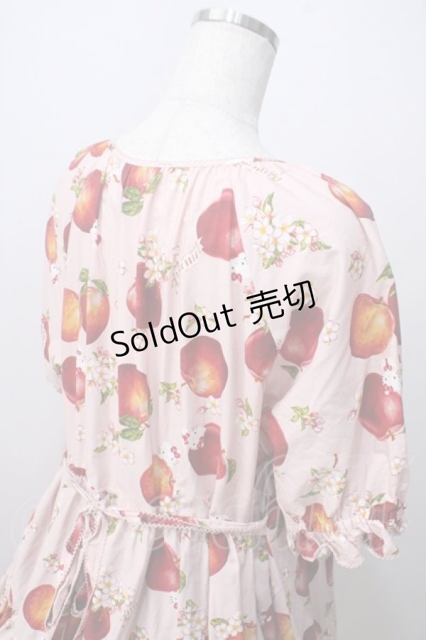画像5: PINK HOUSE / PINK HOUSE×HELLO KITTY Patterned One-piece F ピンク Y-25-06-28-128-LO-OP-SZ-ZY (5)