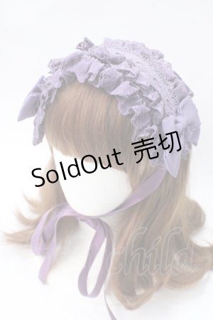 画像: Vallee lys / Lace Enchantment Headdress  ラベンダー Y-25-06-28-021-GO-AC-AS-ZY